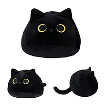 Load image into Gallery viewer, The Feisty Feline Black Cat, Cat Plush Toy Pillow, Creative Cat Shape Pillow, Cute Cat Plush Toy Gift for Girl Boy Girlfriend (M)