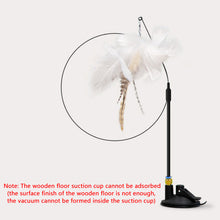 Load image into Gallery viewer, Interactive Cat Feather Toys; Cat Wand Toy And Natural Feather Teaser Replacements With Bell