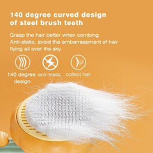 Load image into Gallery viewer, Pet Pumpkin Brush, Pet Grooming Self Cleaning Slicker Brush For Dogs Cats Puppy Rabbit, Cat Brush Grooming Gently Removes Loose Undercoat, Mats Tangled Hair Slicker Brush