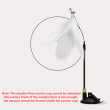 Load image into Gallery viewer, Interactive Cat Feather Toys; Cat Wand Toy And Natural Feather Teaser Replacements With Bell
