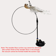 Load image into Gallery viewer, Interactive Cat Feather Toys; Cat Wand Toy And Natural Feather Teaser Replacements With Bell