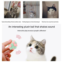 Load image into Gallery viewer, Cat Toy Balls Cat Interactive Toy Plush Artificial Colorful Cats Teaser Toy Pet Supplies Interactive 4CM Mouse Cage Plush Toys