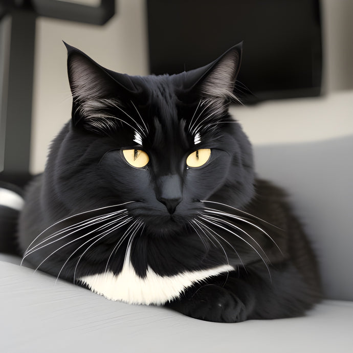 Tuxedo Norwegian Forest Cat