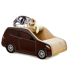 Load image into Gallery viewer, Car Design Cat Scratching Board Cat Corrugated Board House Cat Scratching Pad
